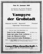 VAMPYRE DER GROSTADT